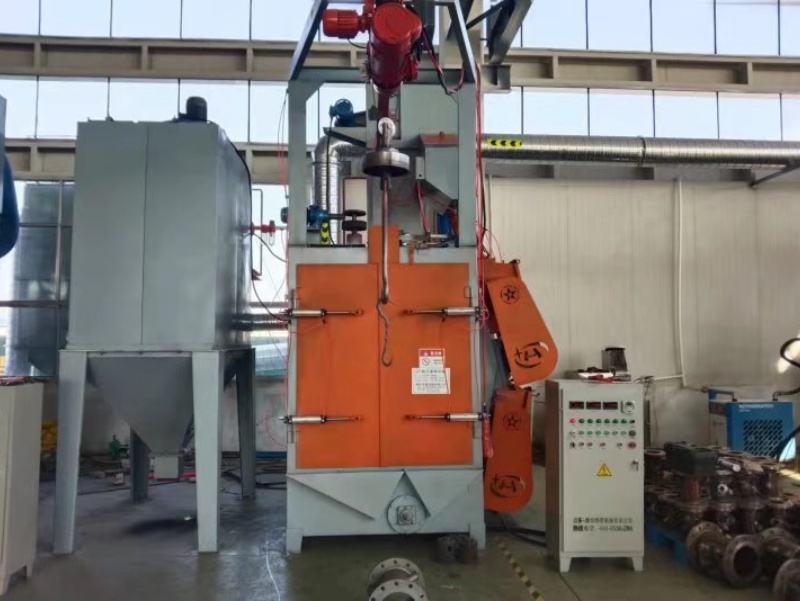 單行程吊鉤式拋丸機的結(jié)構(gòu)設(shè)計與控制。